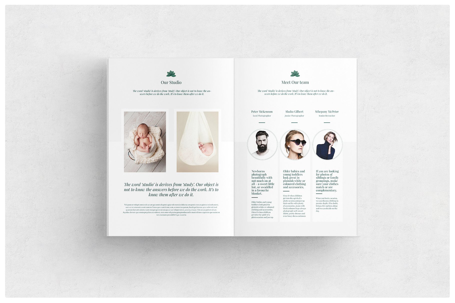 新生儿摄影育儿主题杂志模板 Newborn Photography Magazine插图(3)