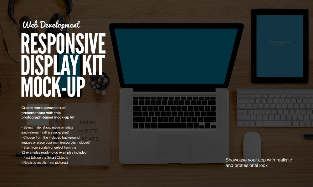 高品质的电子产品APP UI WEB网站展示VI样机展示模型mockups插图(2)
