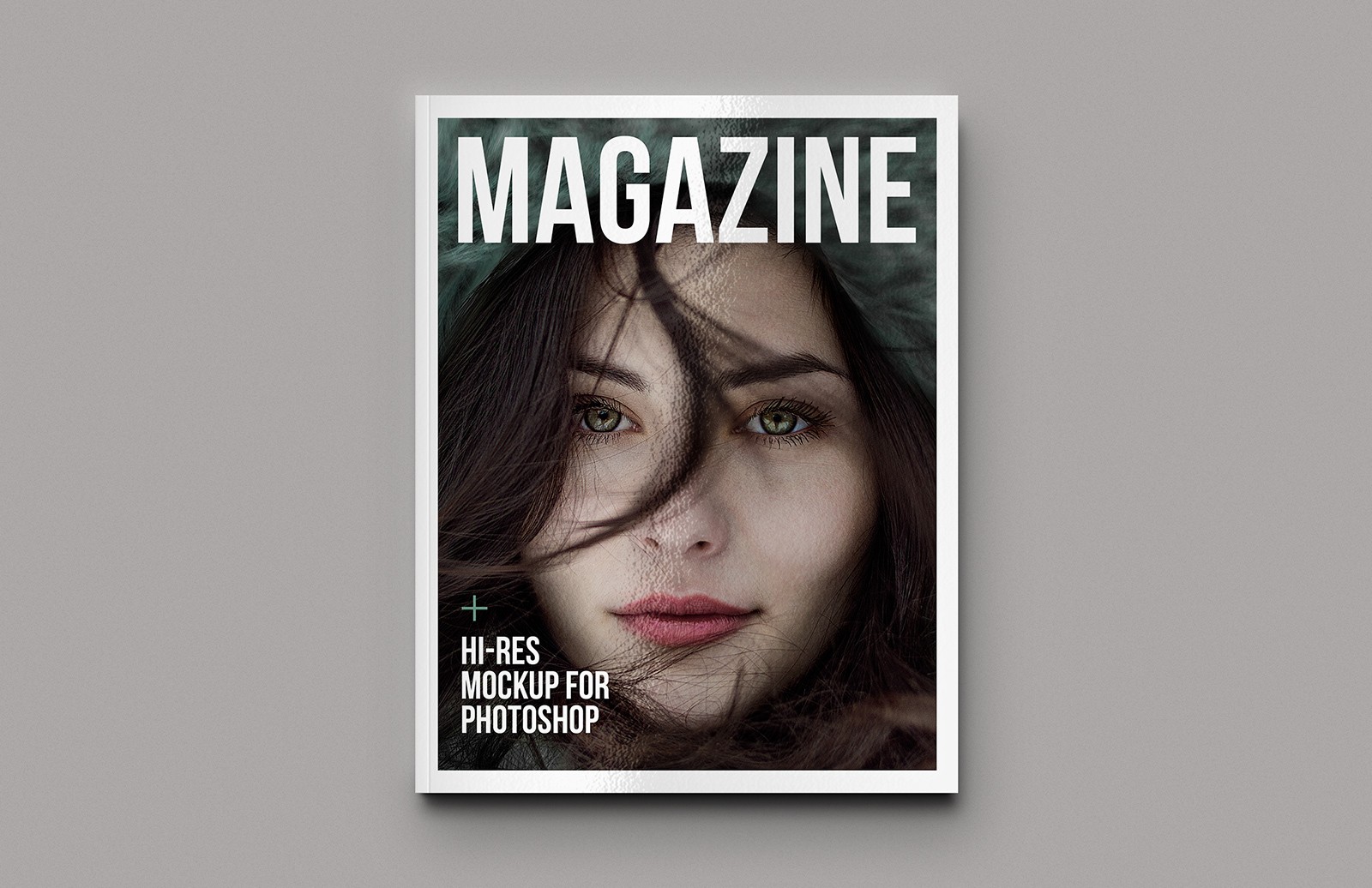 时尚杂志样机模板 Magazine Mockup Template插图