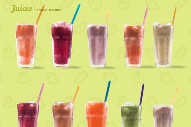 有机果汁品牌场景样机 Organic Juice Maker Scene Generator插图(6)