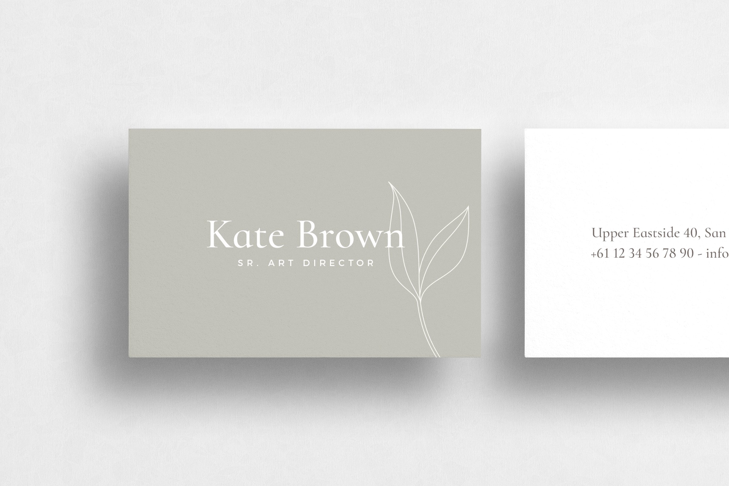 极简主义企业名片设计模板2 San Francisco Business Cards插图(1)