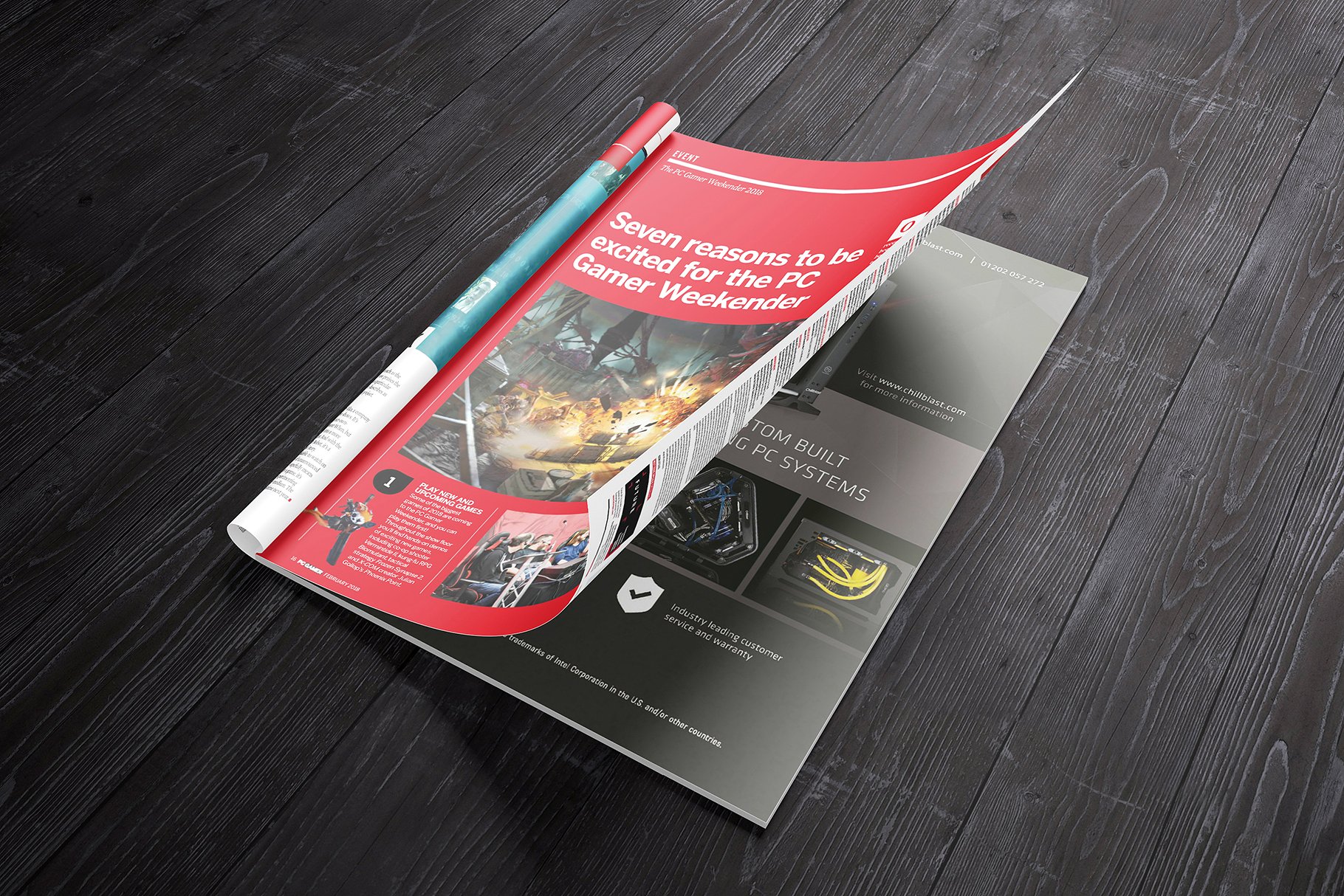 A5规格杂志样机模板 A5 Magazine Mockups v.1插图(3)