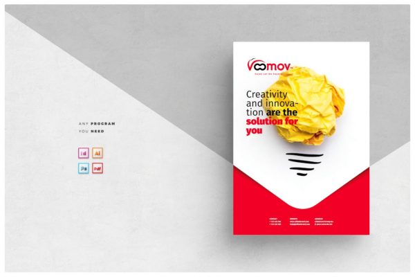 项目招标企业介绍宣传画册模板 Brochure