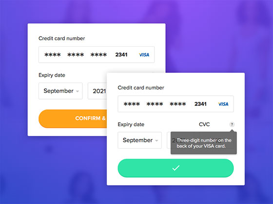 Credit Card Checkout素材之家精选sketch素材