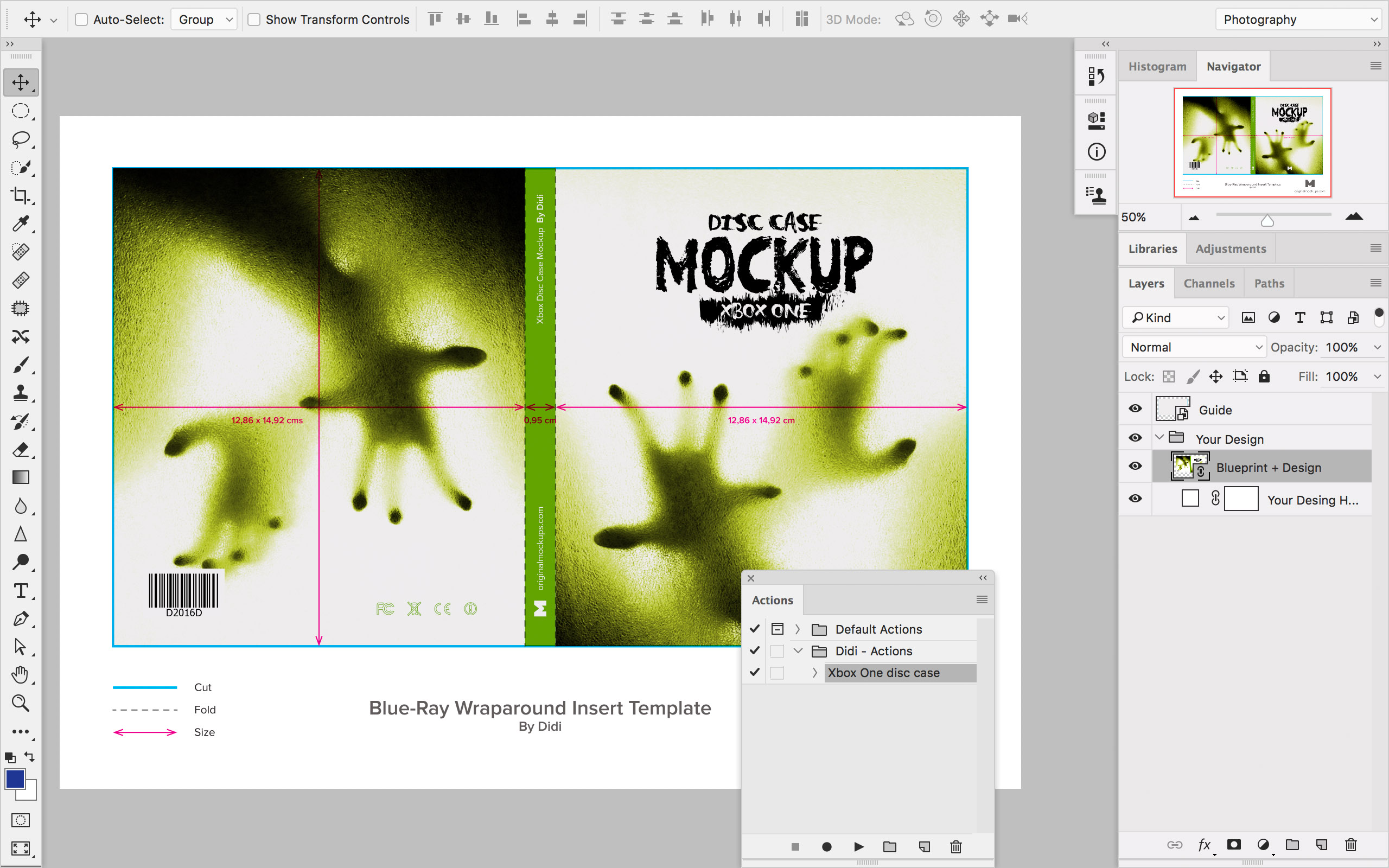 Xbox One游戏光盘封面&包装设计效果图样机 Xbox One Disc Case Mockup插图(2)