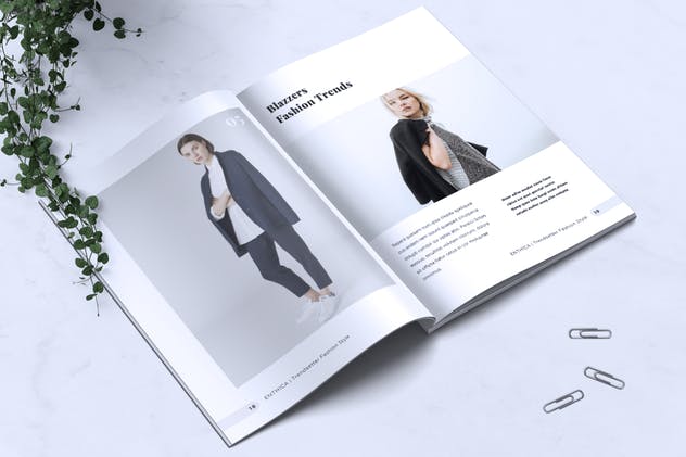 极简主义时尚潮流杂志INDD模板 ENTHICA Fashion Magazine插图(11)