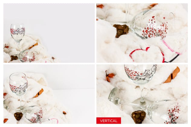 情人节主题画框相框样机模板 Frame Mockup – Valentin`s Day Theme插图(5)