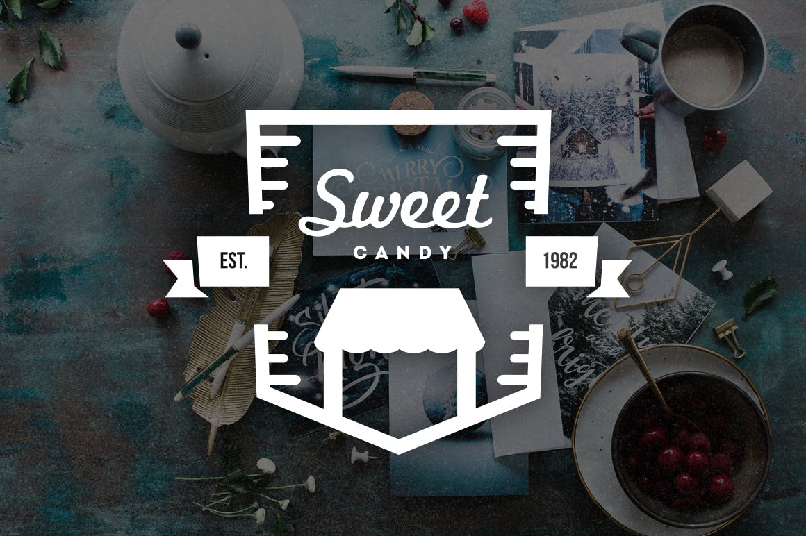 12款复古风格Logo＆徽章设计模板v02 12 Vintage Logos & Badges V2插图(3)