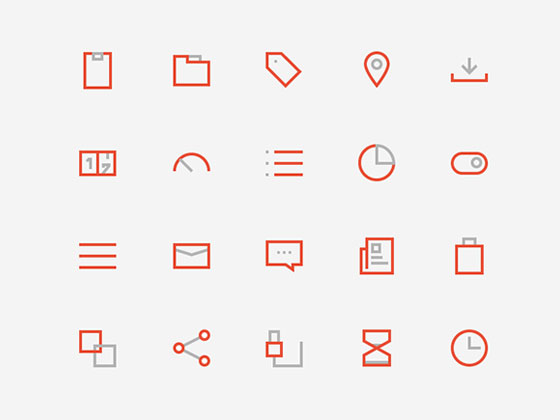 BiColored Icons素材之家精选sketch素材