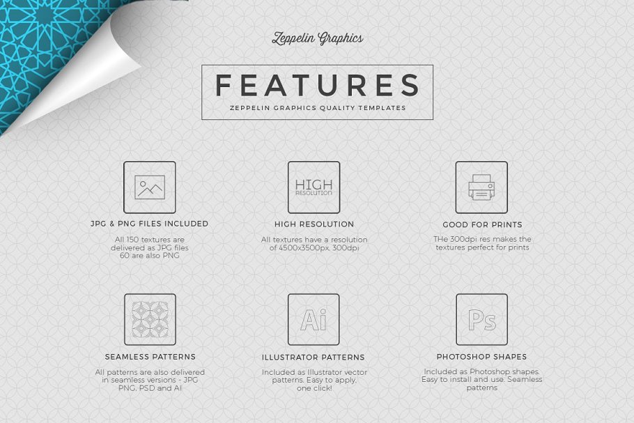 伊斯兰教艺术风格几何图案纹理合集 Geometric Patterns Islamic Ed.插图(25)