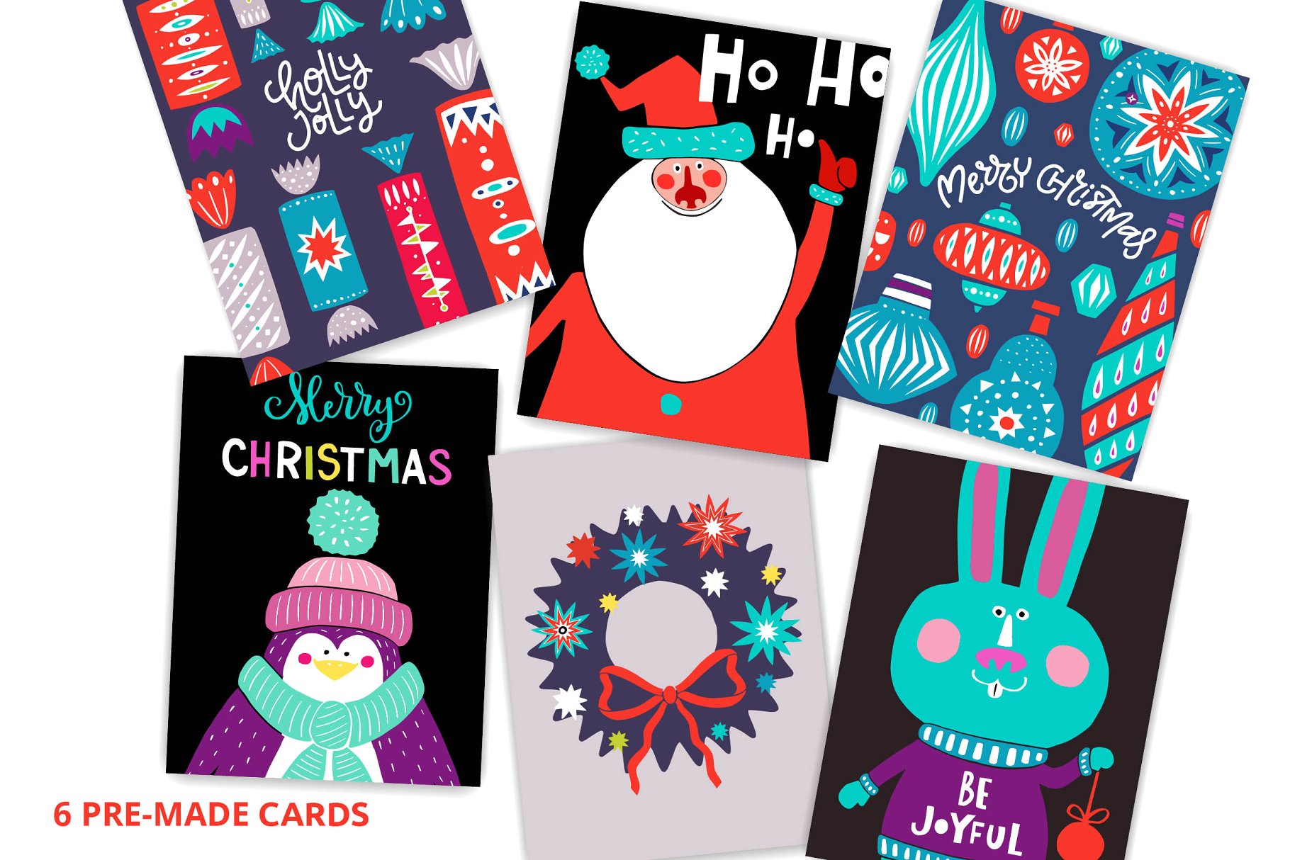 欢乐时光可爱手绘圣诞元素合集 MERRY & BRIGHT – Christmas Set插图(8)