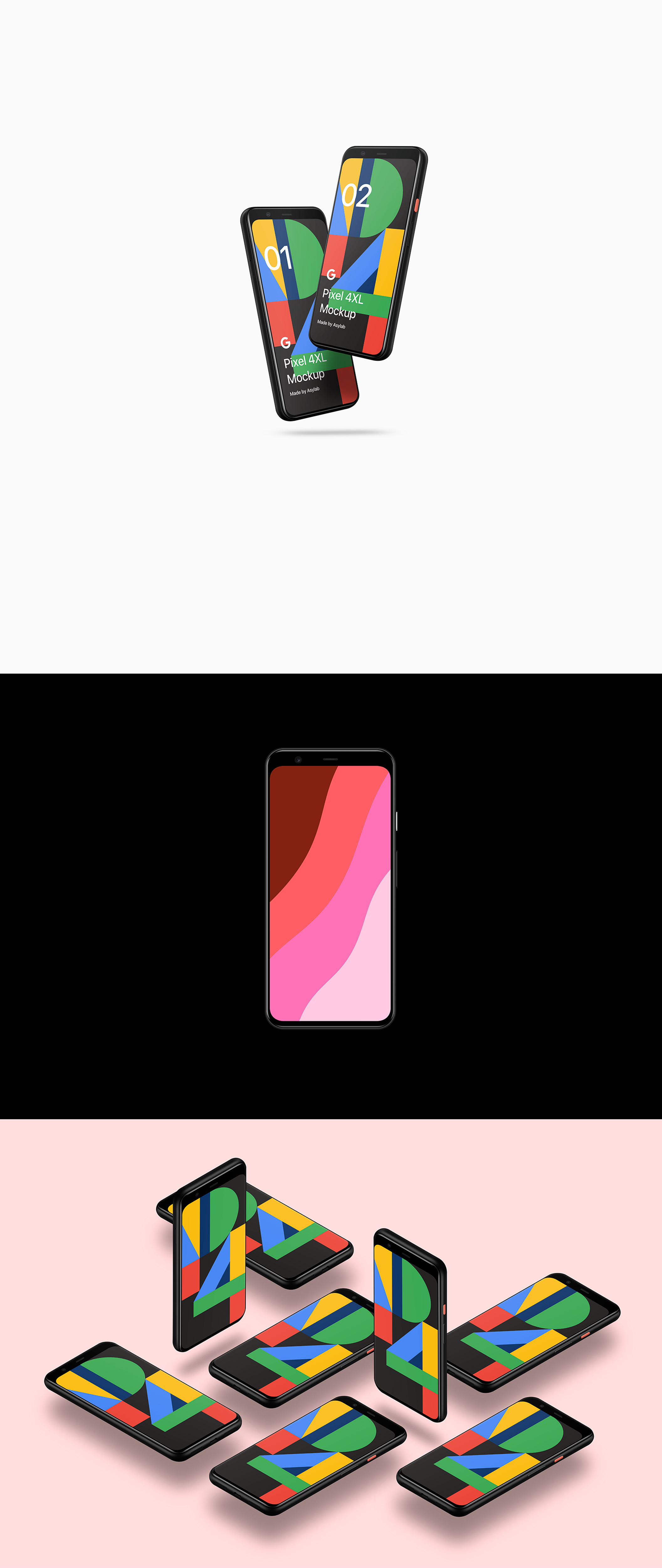 素材库下午茶:Google Pixel 4-20个设备演示素材库精选样机合集插图(7)