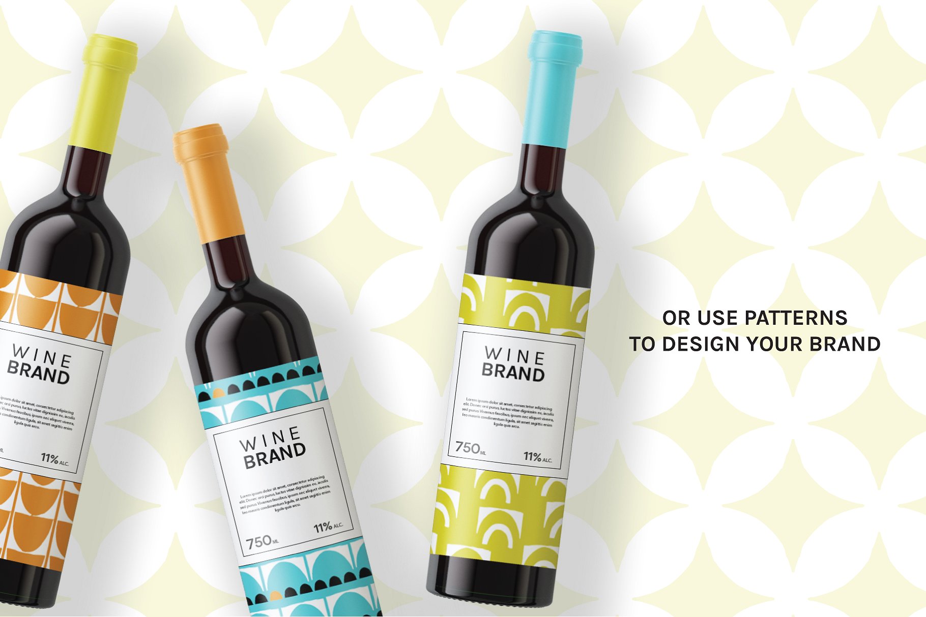 世纪中期艺术风格图案无缝纹理 Mod Mid Century | Seamless Patterns插图(3)