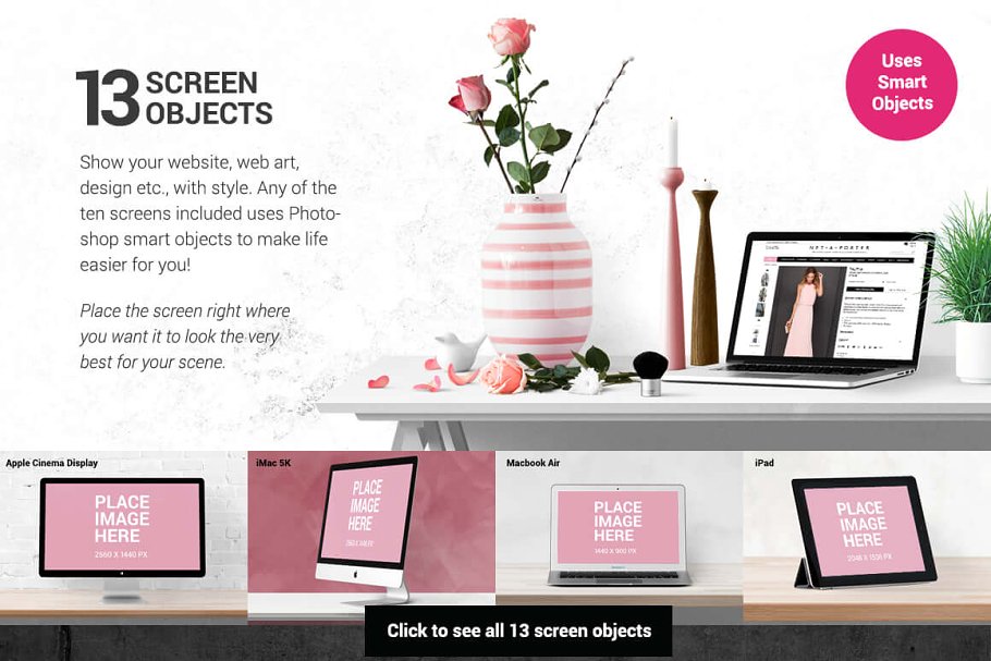 职业女性场景样机模板[1.17GB] Feminine Scene Creator插图(2)