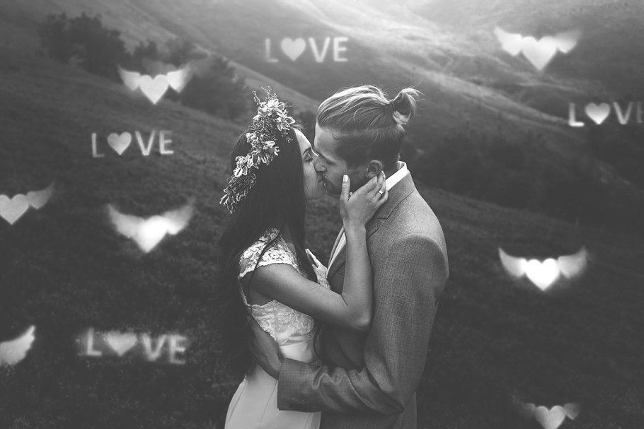 浪漫散景照片视频叠层背景素材 Born in Love Bokehs插图(10)