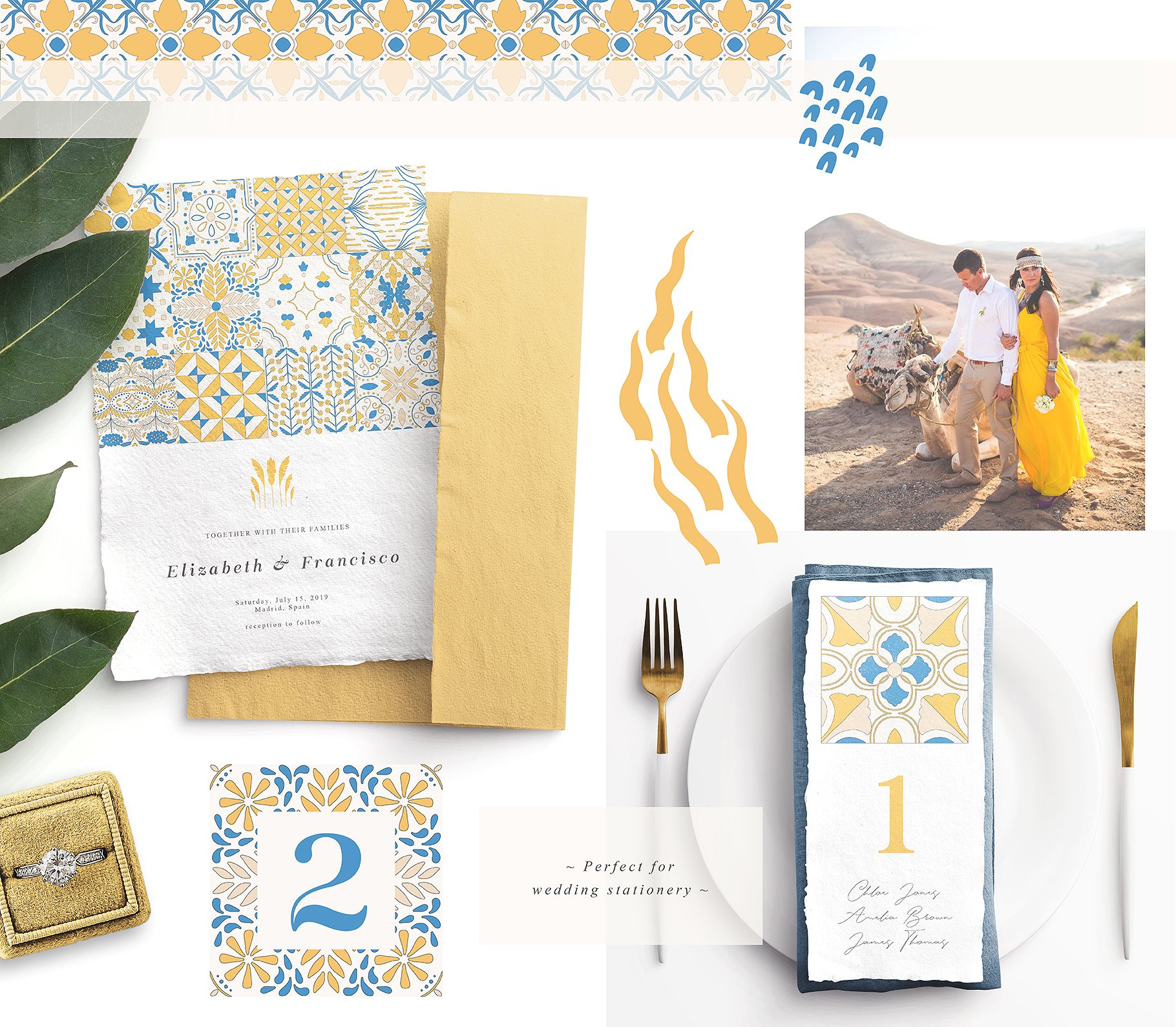 梦幻手绘复古花式纹理 South Dream Hand Painted Collection插图(1)