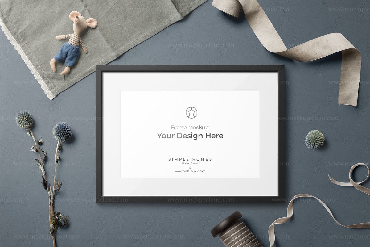 经典样机模板v5-简约画框相框样机 Simple Homes Mockup Vol. 5插图