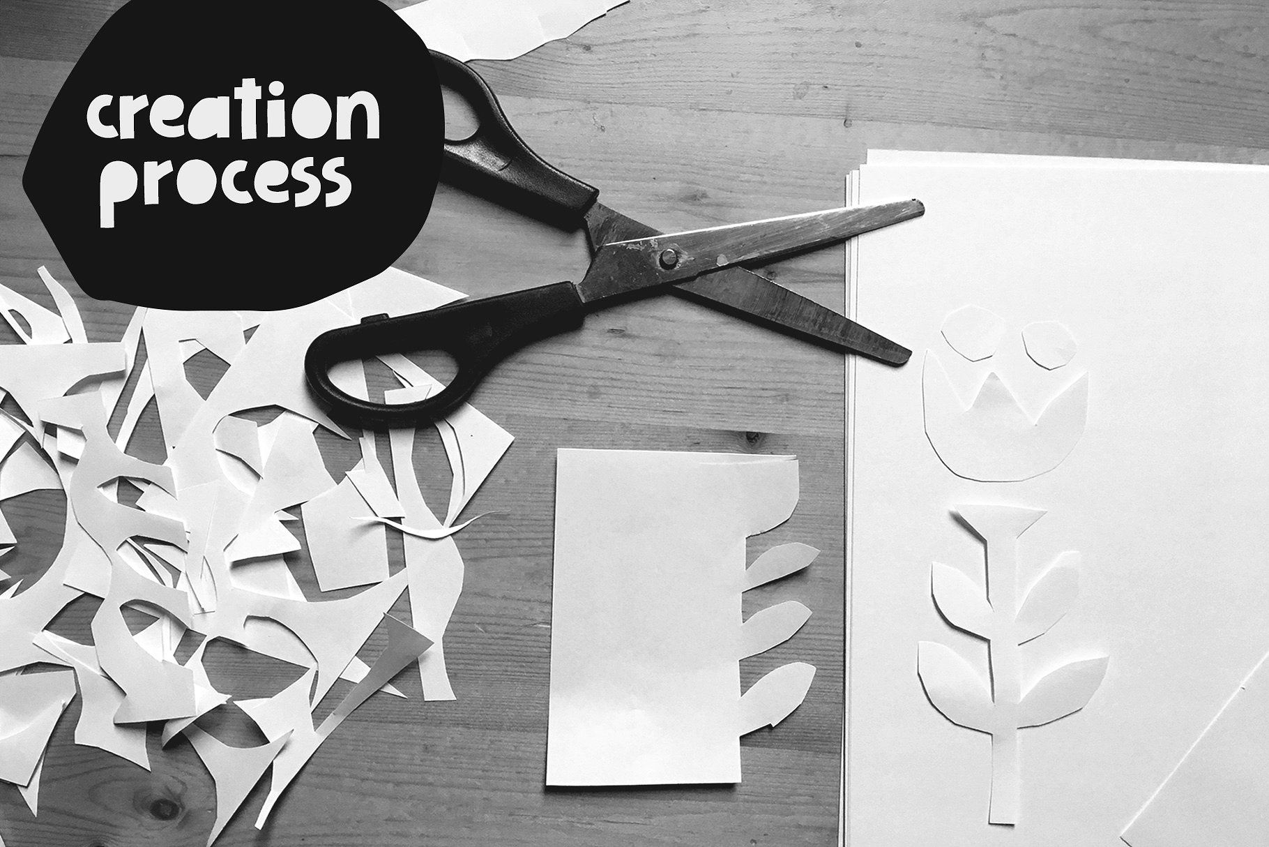 400+剪纸花卉元素 426 Cutout Floral Elements: PNG, EPS插图(7)