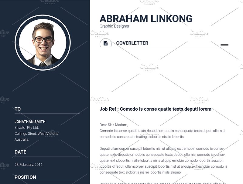 经典实用个人简历表设计模板 Modern Resume 3 Pages插图(5)
