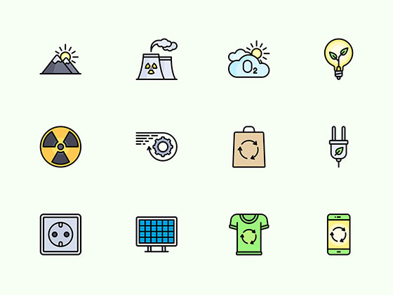 50 枚生态元素图标素材之家精选sketch素材