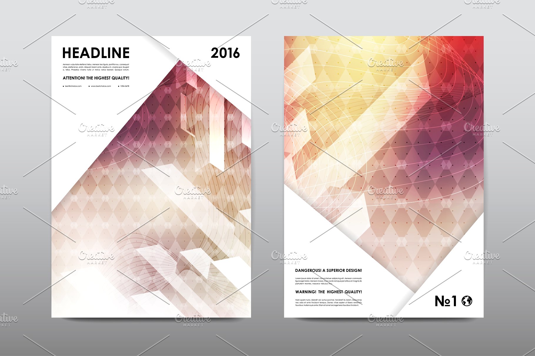 50+企业商业主题宣传小册子模板合集 50+ Business Brochures Bundle插图(37)