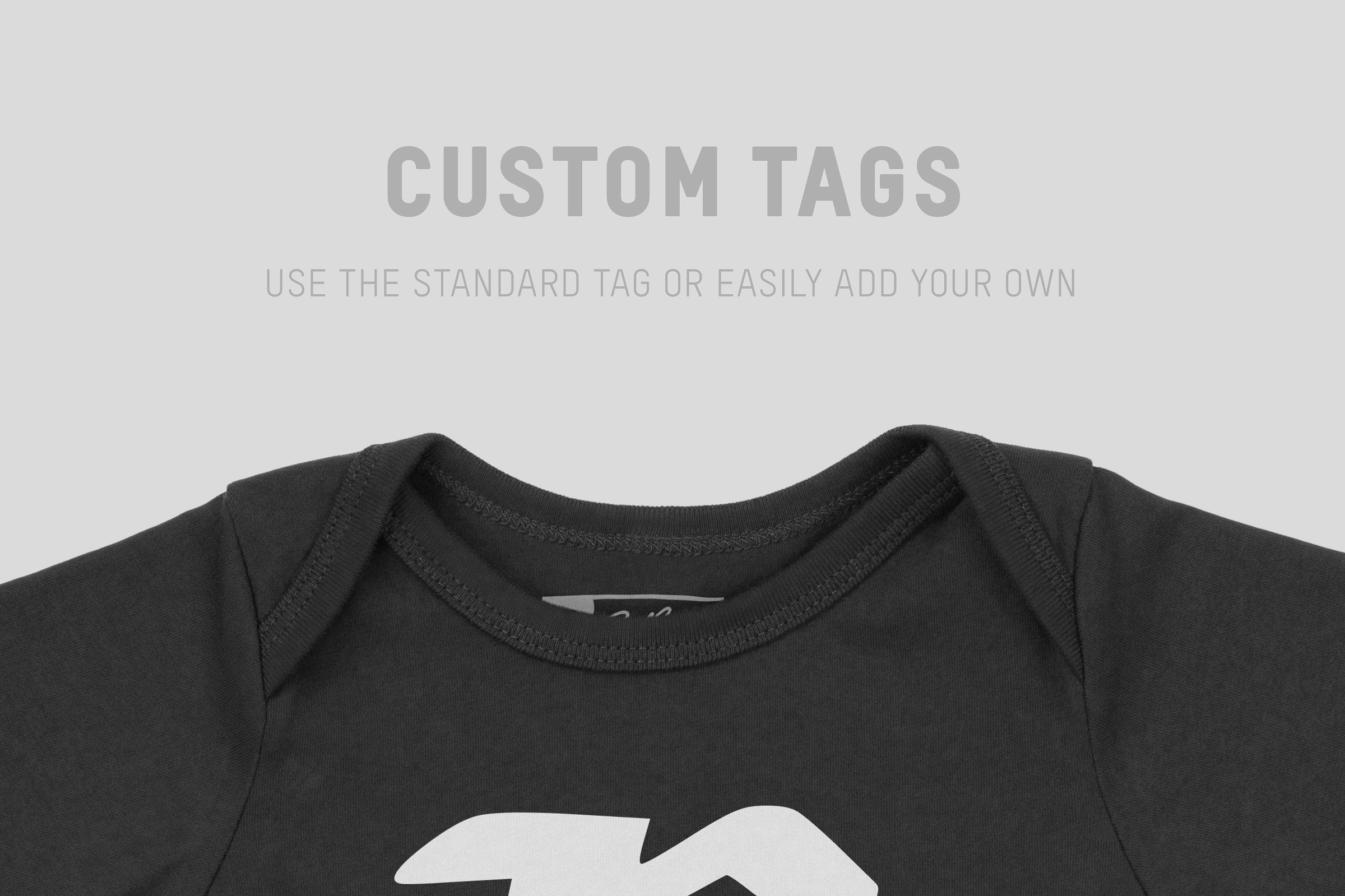 婴儿连体衣样机模板 Bella Canvas 100B Baby One Piece插图(6)