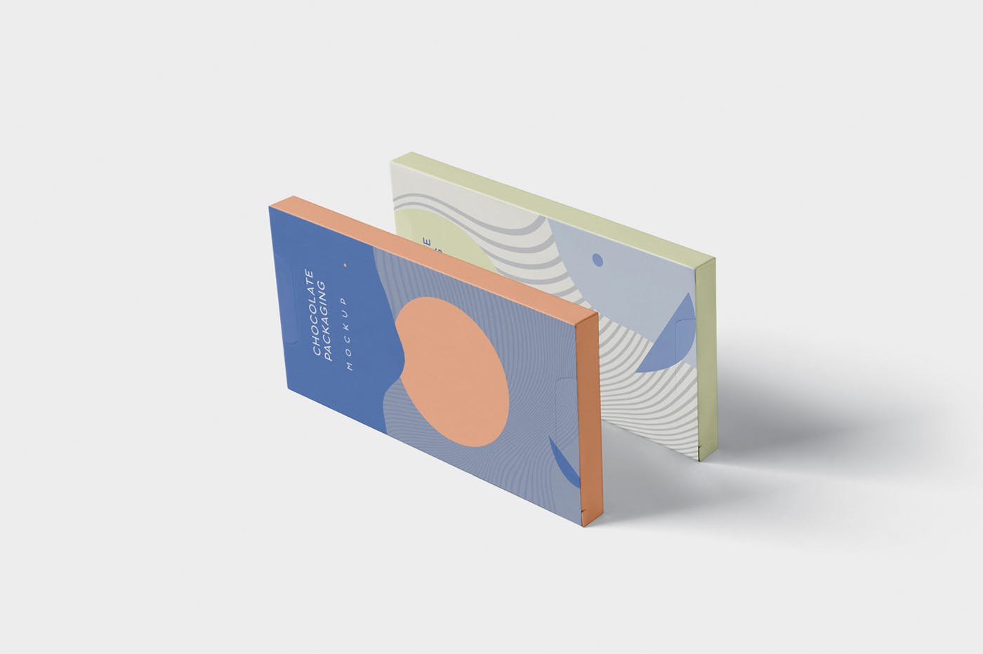 巧克力条/块包装设计效果图样机 Chocolate Packaging Mockup插图(4)