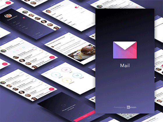 Mail App UI Kit素材之家精选sketch素材