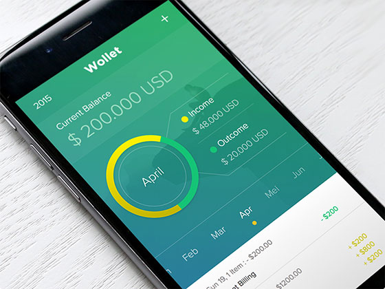 Wollet App素材之家精选sketch素材