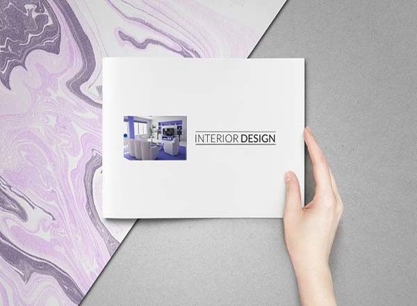 简约的家居产品画册模板下载