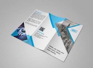 好用的三折页小册子设计模版PSD下载