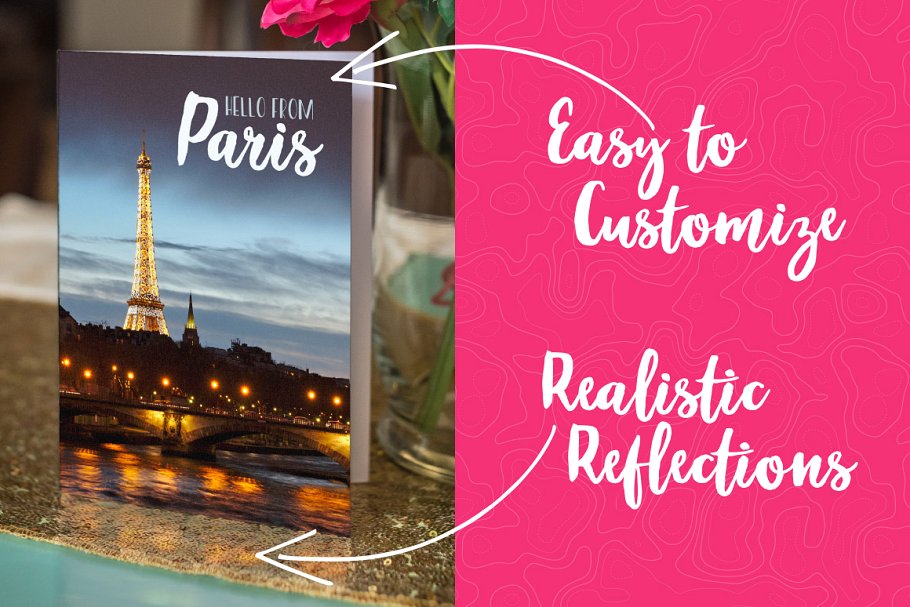 邀请卡片贺卡样机模板v1 Greeting Card Mockups Volume 1插图(1)