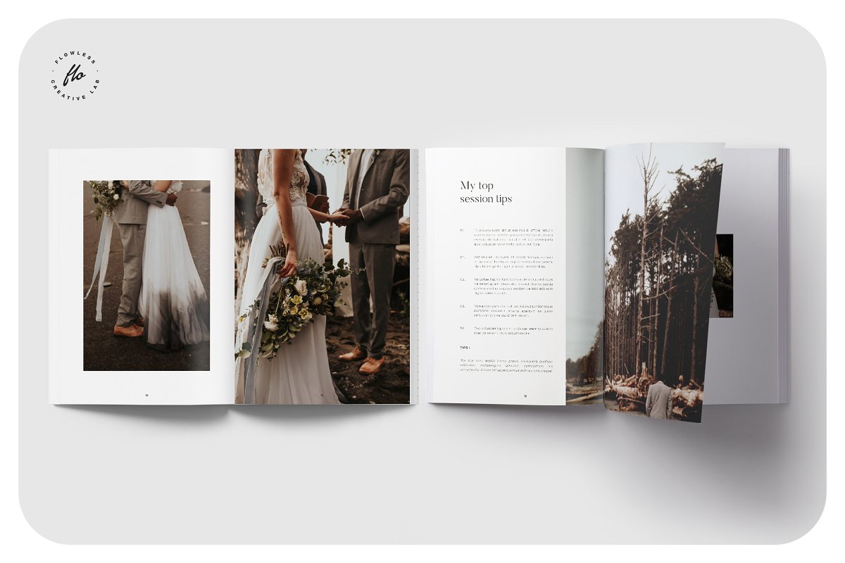 浪漫婚纱摄影指南画册模板下载插图(4)