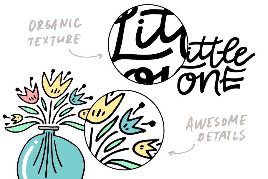 幼儿园儿童主题艺术插画素材合集 Nursery Art Creator – DIY pack插图(6)