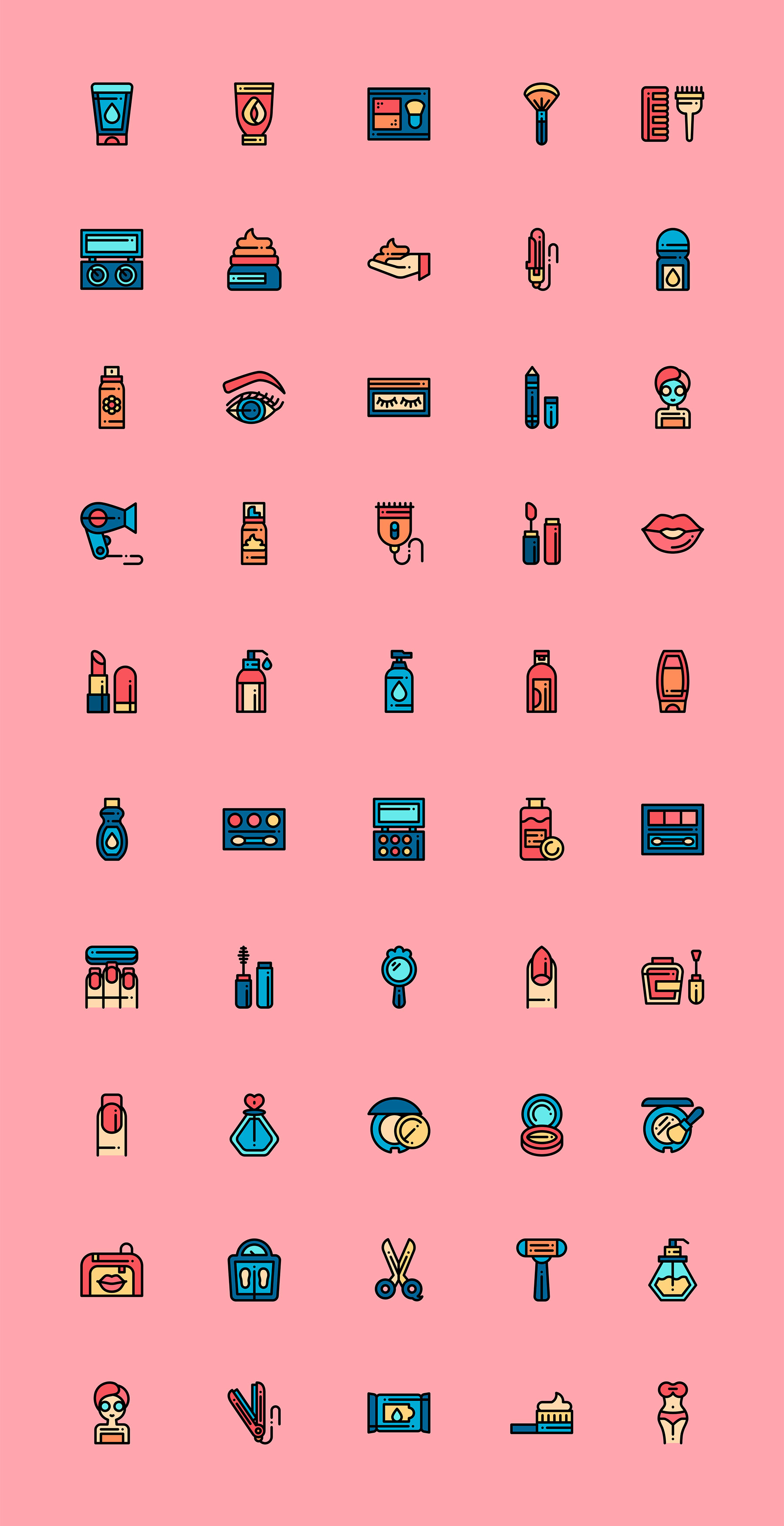 50 枚丽人元素图标