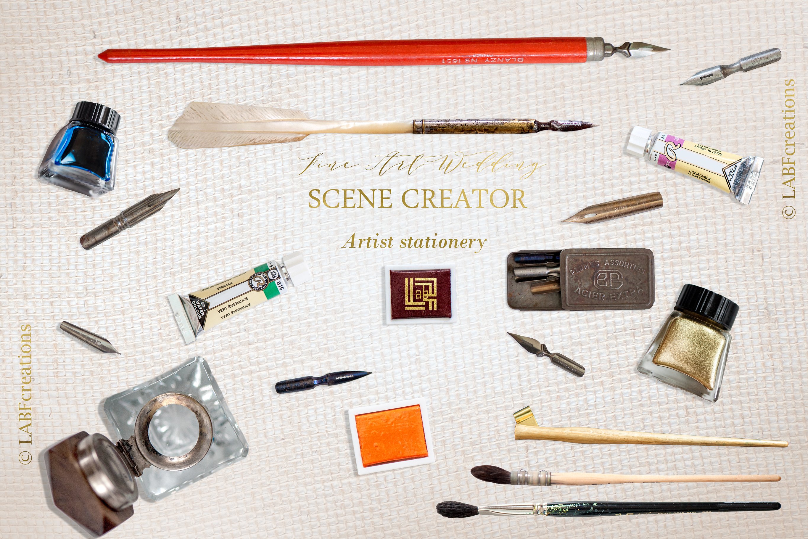 豪华高品质的婚礼场景生成器下载 FineArt wedding Scene creator[psd,png,jpg]插图(11)