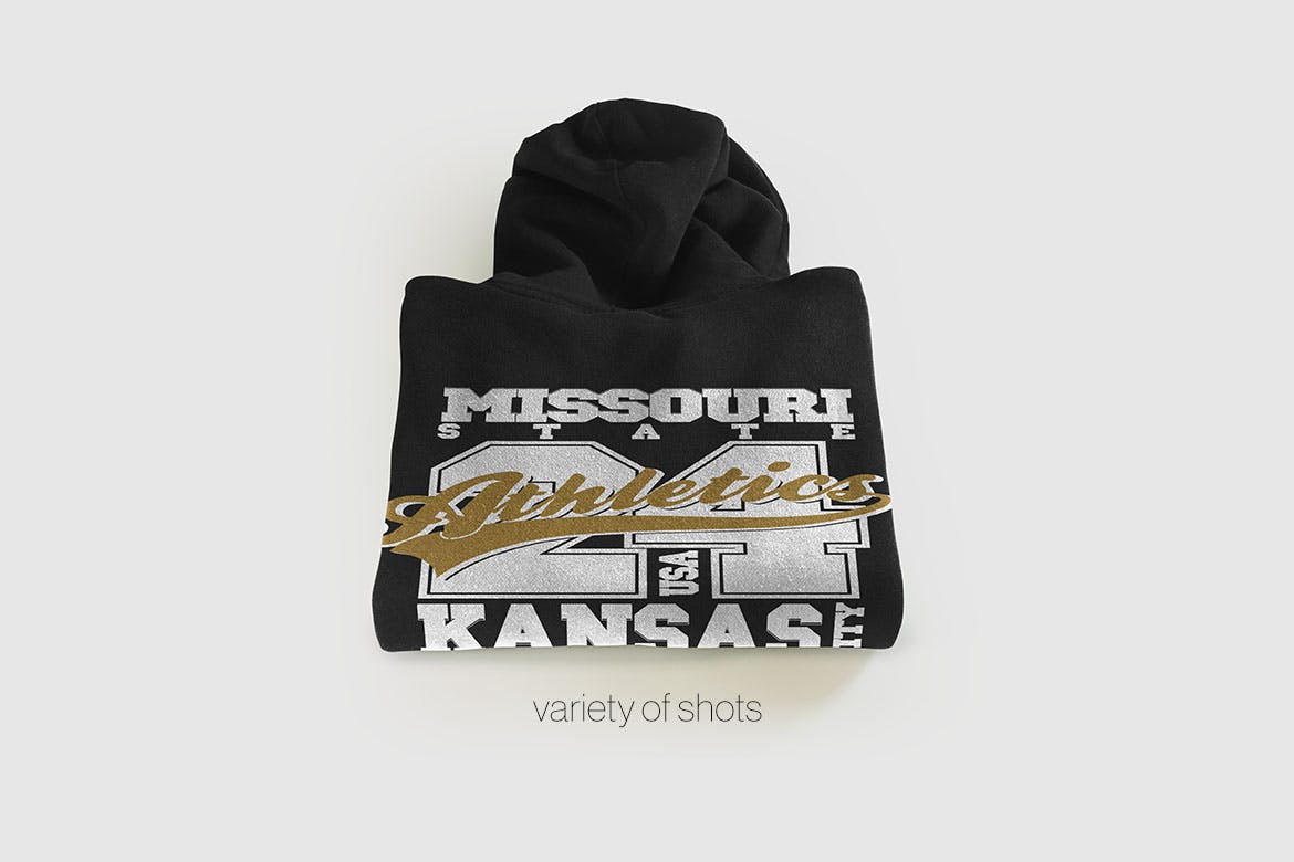 彩色连帽衫运动衫卫衣设计图样机模板 Color Hoodie Sweatshirt Mockup插图(5)