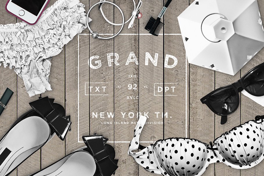 时尚女性巨无霸&场景样机 Fancy Scene Creator插图(2)