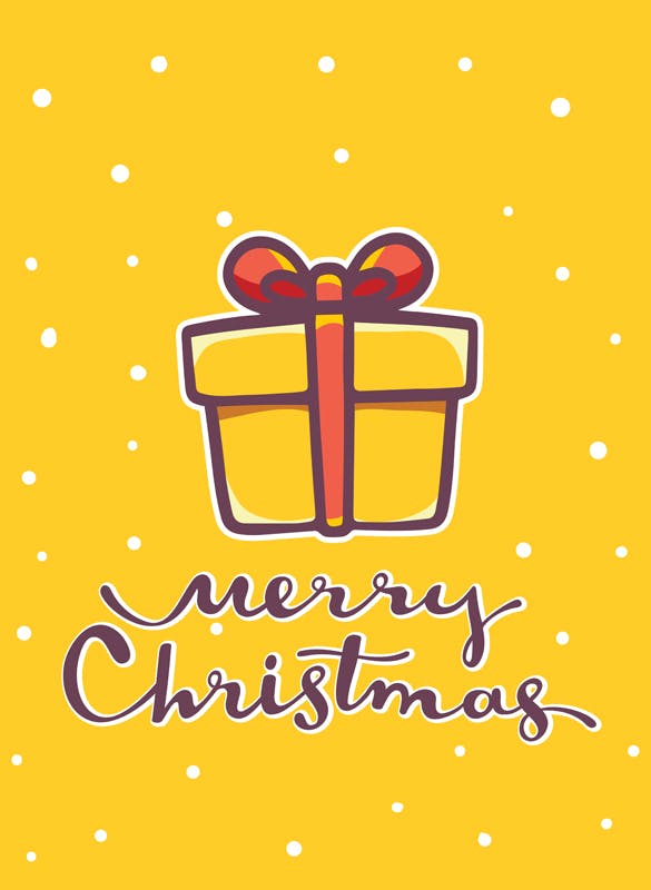 圣诞节&新年庆祝主题简易矢量手绘图形素材 Collection of Christmas cards插图(6)