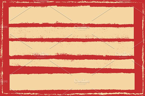 20款干墨装饰边框纹理 20 Dry-Ink Borders Textures – VES03插图