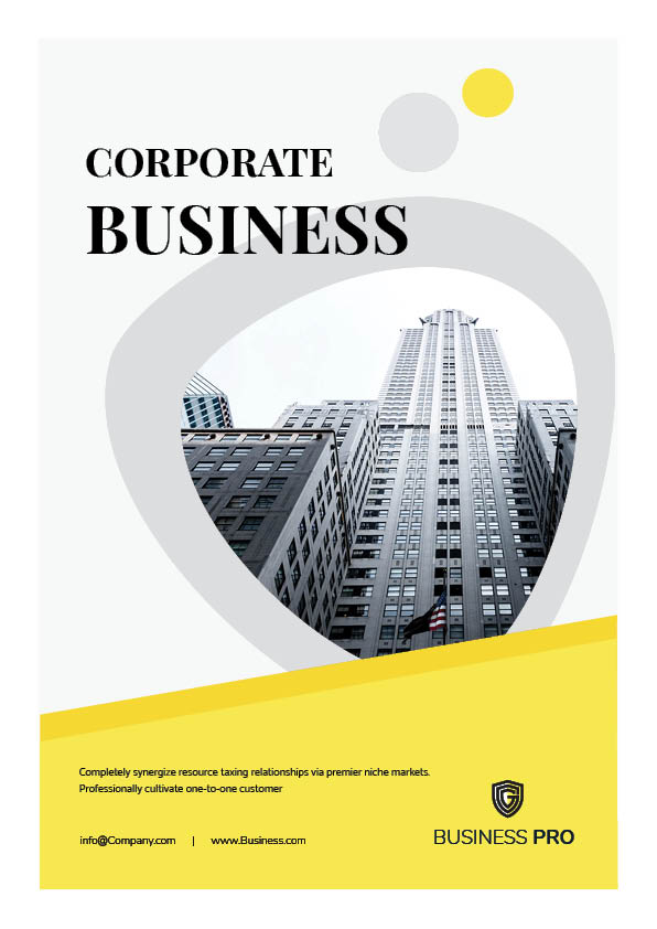 时尚简约多用途的公司业务手册画册楼书杂志设计模板（indd）插图(1)