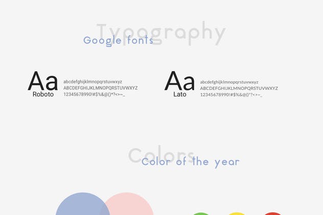 专业的Web用户界面工具包[260+UI组件] 4ocal Web UI Kit for Photoshop插图(2)