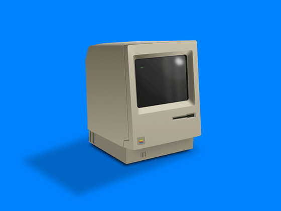 Macintosh 128K 模型素材之家精选sketch素材