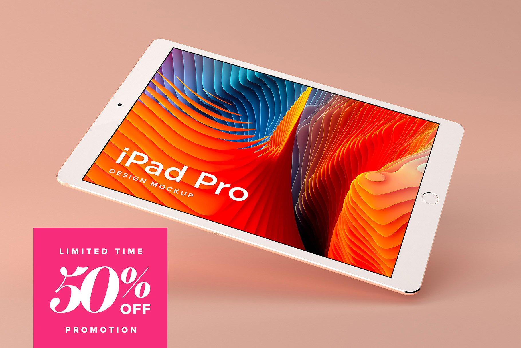 多角度iPad Pro APP设计展示模型Mockups插图