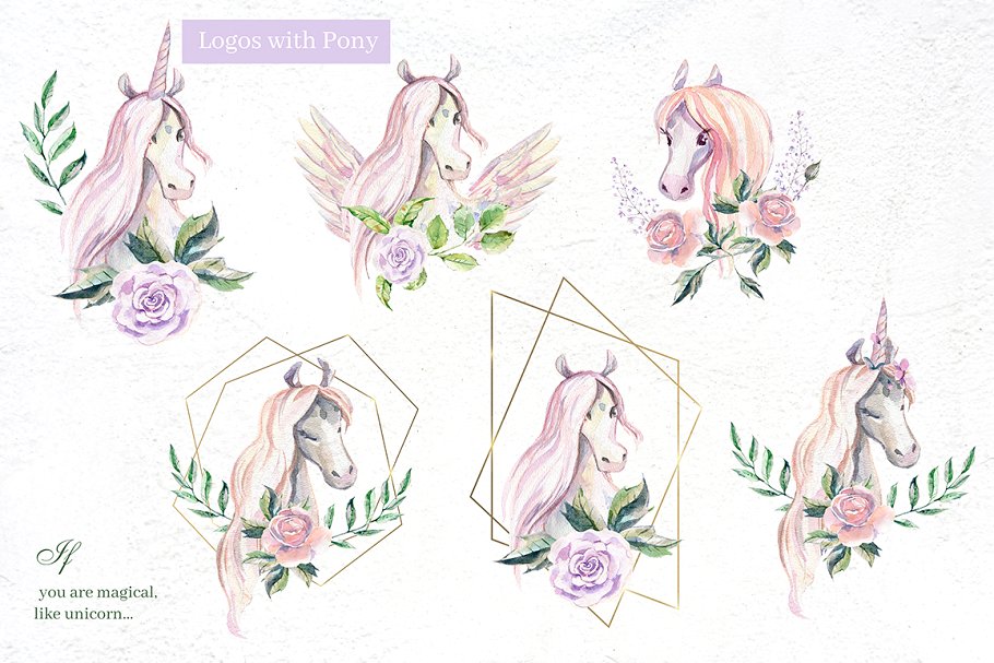 多用途魔法天马花卉系列水彩画集插图(11)