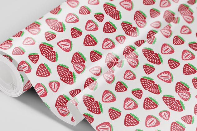 天然果汁图案包装设计无缝纹理v2 Natural Fruit Juices Seamless Patterns Vol2插图(3)