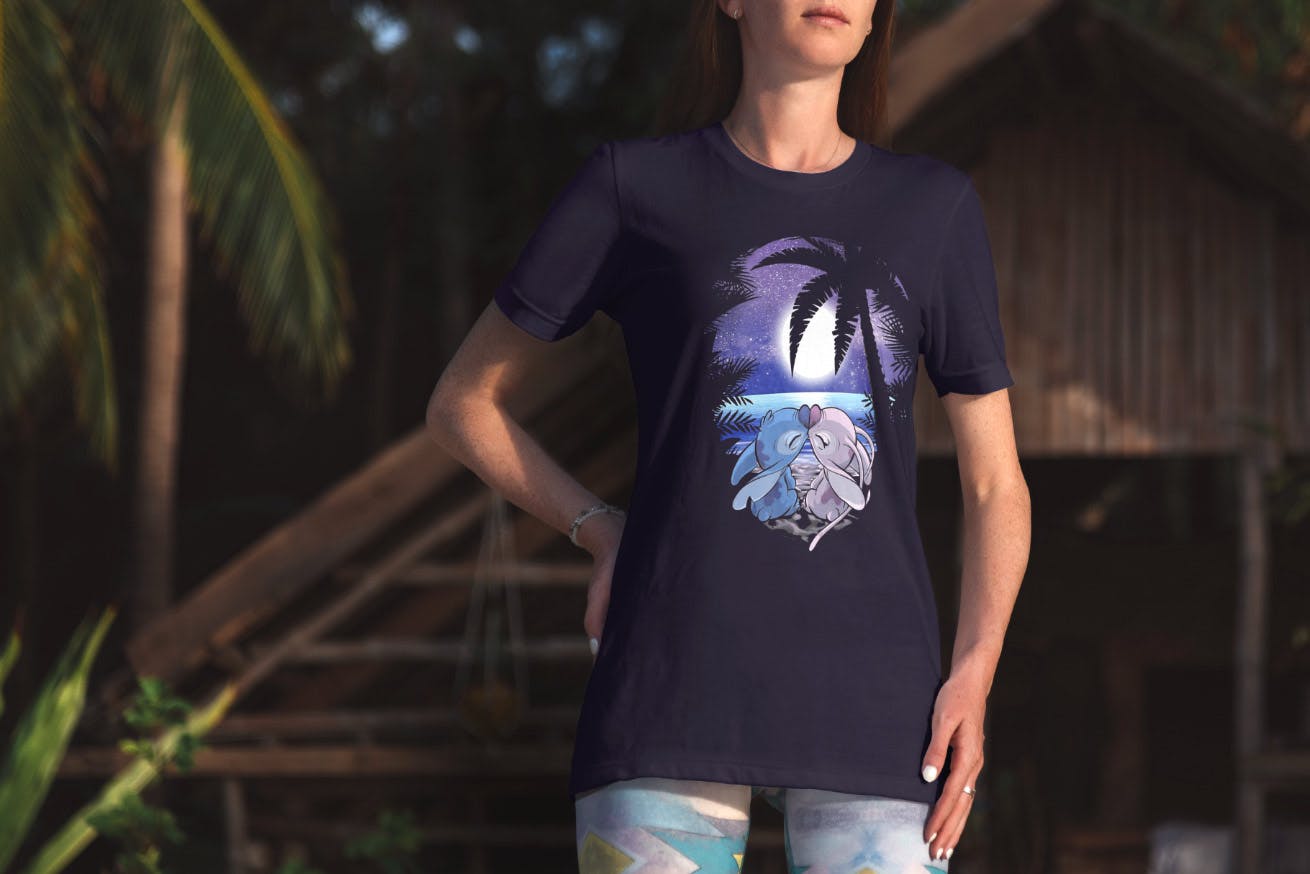 度假系列-女士性感背心印花图案设计图样机素材库精选v3 T-Shirt Mockup Vacation Edition Vol. 3插图(6)