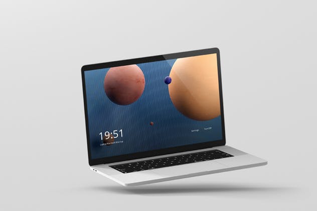 高分辨率笔记本电脑样机 Laptop Screen Mockup插图(1)