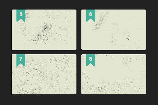 16个粗糙噪点复古做旧矢量纹理素材 16 Grunge Textures插图(2)