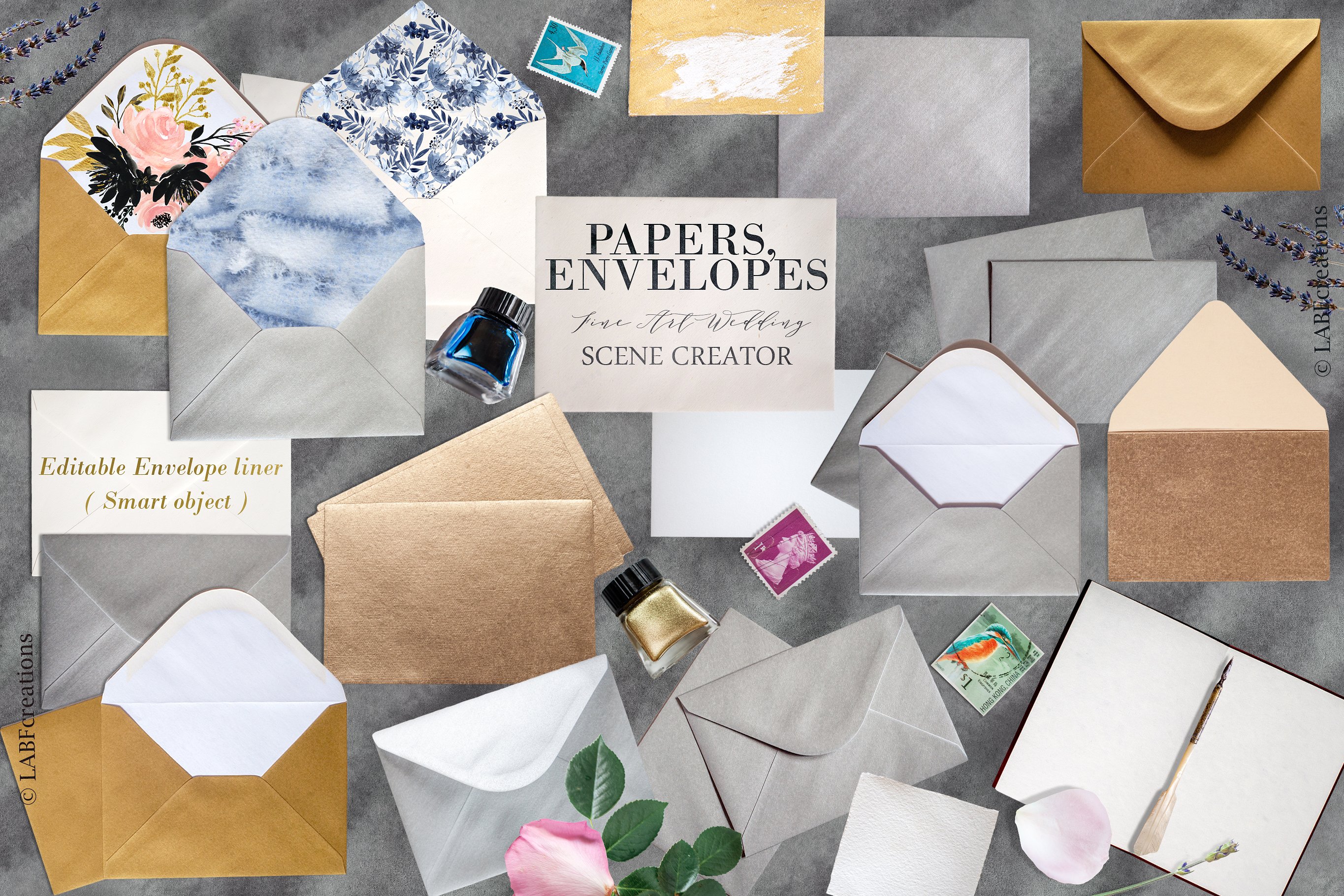 豪华高品质的婚礼场景生成器下载 FineArt wedding Scene creator[psd,png,jpg]插图(10)